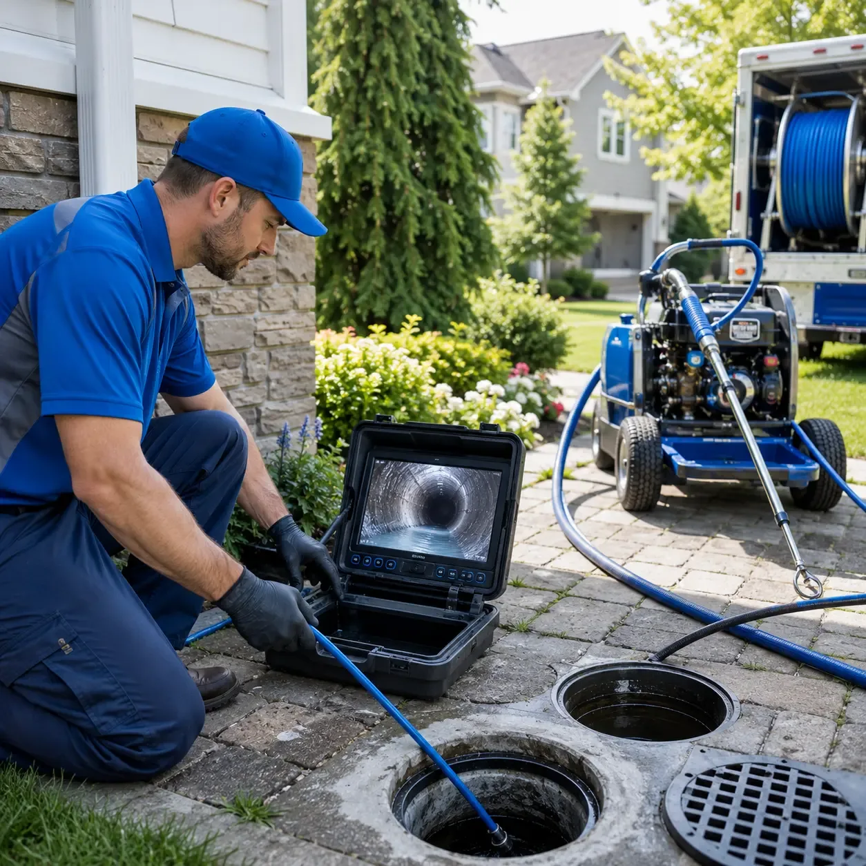 Outdoor drain cleaning professionals serving Haltom City, TX